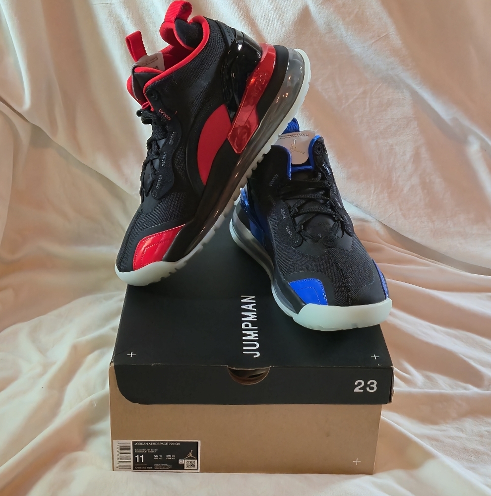 Men's Jordan Paris Saint-Germain x Aerospace 720 QS Blue Red